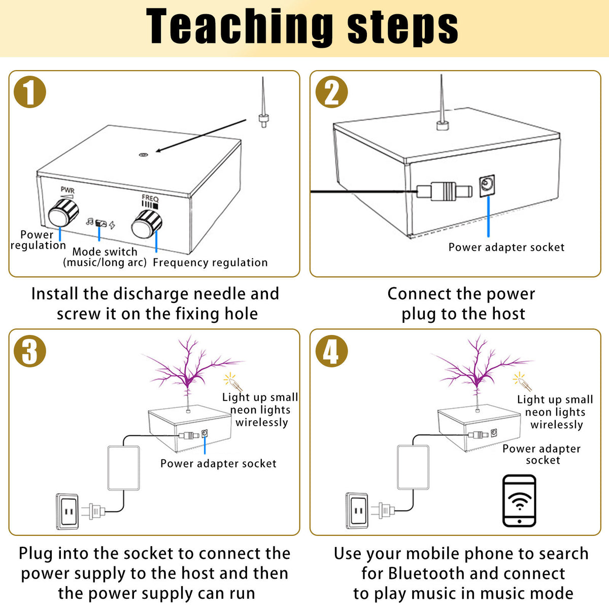 Touch and musical Tesla coil 4