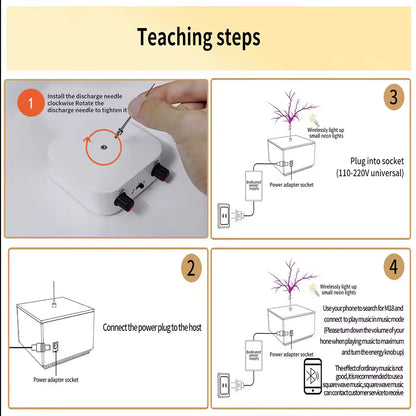 Bobine Tesla tactile et musicale
